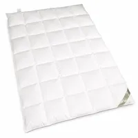 Betten Hofmann Premium Daunenbett 135x200 cm Daunendecke Kassette 5x7 100% neue Gänsedaunen - Weiß
