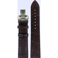 Tissot - Leder Tissot Tradition Lederband Braun 20/18mm T600031946 - alligator-prägung,braun,rind