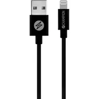 Champion USB-A-auf-Lightning-Kabel, 2 m, Schwarz - Schwarz