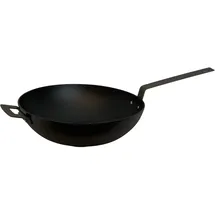 RONNEBY BRUK Ultra Light Professional Wok-Pfanne, Ø 32 cm, mit Schmiedeeisengriffen",