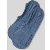 Sneakersocken mit Label-Detail im 2er-Pack, Jeansblau, 43/46