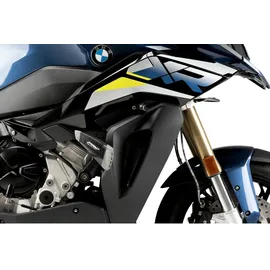 PUIG Motorschutz Pro 2.0 aus Polyamid mit elastomeren Zonen und aerodynamischem Design für erweiterten Schutz, Schwarz