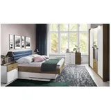 Xlmoebel Schlafzimmer-Set Design Schlafzimmer 5-teiliges Ensemble mit Bett, Nachttischen, (Komplett Schlafzimmer 4062292182723), Hergestellt in Europa blau