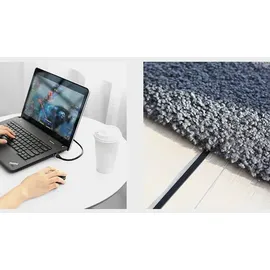 UGREEN 1 Meter Flachkabel Internet Netzwerkkabel Ethernet RJ45 Cat 6 UTP 1000mbps Schwarz