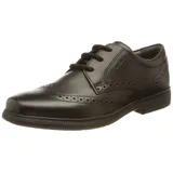 GEOX Jungen Jr Federico A Schuhe, Schwarz, 37 EU