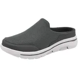 Maskjuwio Hausschuhe Herren Sommer Große Größen Freizeitschuhe Weichen Sohle Outdoorschuhe Slip-On Clogs & Pantoletten Für Herren Atmungsaktiv Leicht Walkingschuhe rutschfest Turnschuhe Gr.35-48 - 48 EU