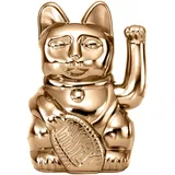 DONKEY Lucky Cat Cosmic Edition Jupiter Shiny Platinum| Winkekatze, Maneki Neko, 15 cm, in Geschenkverpackung (Shiny Platinum)