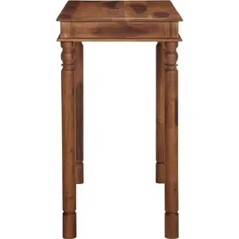 vidaXL Bartisch 120x60x107 cm Massivholz Akazie Braun
