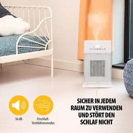 Tristar 2er SET Keramik Elektroheizung 2in1 Heizlüfter & Luftbefeuchter 1800Watt