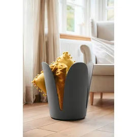 Wenko Badhocker Comiso Duschhocker anthrazit, belastbar bis 180 kg, rutschfeste Füße, 44,5x46,0x44,5 cm