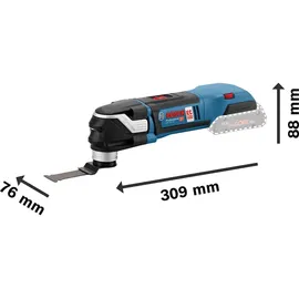 Bosch GOP 18V-28 Professional ohne Akku + L-Boxx