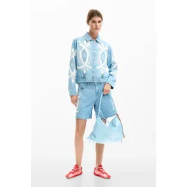 DESIGUAL Jeansjacke Blau S