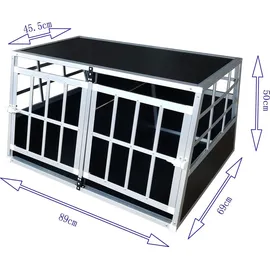 Merschbrock Trade Hundetransportbox L fürs Auto, Reisebox, Hundebox, Transportbox