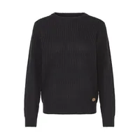 Oxmo Strickpullover OXEDNA ONECK Schwarz XXL