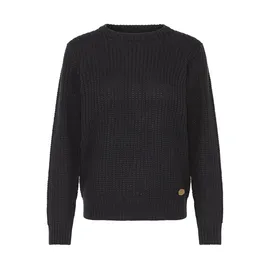 Oxmo Strickpullover OXEDNA ONECK Schwarz XXL
