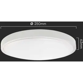V-Tac VT-8618 1 rund Kunststoff IP44