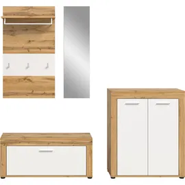 Home Affaire Aosta Garderoben-Set 200 x 35 x 191 cm braun