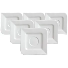 Ritzenhoff & Breker Kaffeeuntertasse 14 cm Weiß 6 St.