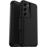 Otterbox Strada Folio Galaxy S23, stoßfest, sturzsicher,Premium Lederfolio mit Zwei Kartenhaltern, 3X getestet nach Militärstandard, Schwarz
