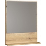 trendteam smart living - Spiegel Wandspiegel - Badezimmer - PureBliss - Aufbaumaß (BxHxT) 60 x 74 x 14 cm - Farbe Evoke Eiche - 233740342