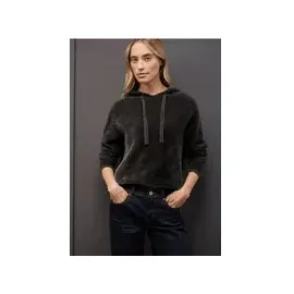 STREET ONE Kapuzenpullover Strick Braun 34