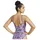 adidas Essentials Animal Print U-Back Badeanzug Preloved Purple / White 36    