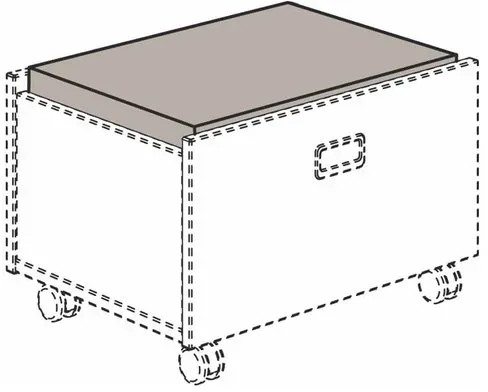 PAIDI Sitzpolster für Rollbox Baumwolle