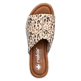 Rieker Pantolette beige-kombiniert in Gr. 43 EU