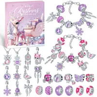 PITMT dventskalender 2026 Kinder Mädchen, Weihnachtskalender Armband Halsketten Charm Mädchen Schmuck, 24 Füllung Adventskalender Schmuck für Kinder Teenager Geschenk 5 6 7 8 9 10 11 12 13 14 Jahre
