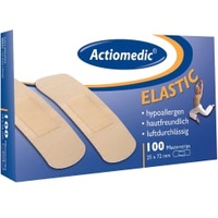 Actiomedic Actiomedic® ELASTIC Pflasterstrips 25 x 72 mm Pack à 100 Stück