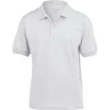 Gildan Kinder DryBlend Youth Jersey Polo \8800B\" white S (116/128)"