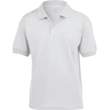 Gildan Kinder DryBlend Youth Jersey Polo \8800B\" white S (116/128)"