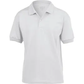 Gildan Kinder DryBlend Youth Jersey Polo \8800B\" white S (116/128)"