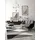 The CarPET Pearl – Moderner Kurzflor Teppich, dichter Flor, geometrisches Muster, Konturenschnitt, Wohnzimmer & Schlafzimmer Teppich, Wellenmuster, Grau, 160 x 220 cm