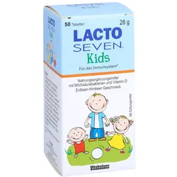 Lacto Seven Kids Erdbeer-Himbeer-Geschma 50 St