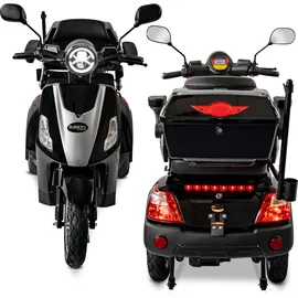 Rolektro E-Trike 25 V.2 1000 Watt 25 km/h  schwarz