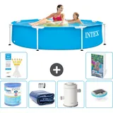 Frame Pool Rund - 244x51 Cm - 7-teilig  S101