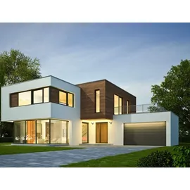 sebson LED Aussenleuchte mit Bewegungsmelder Wandleuchte anthrazit LED Sensor / Grau/Weiß