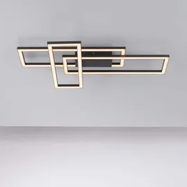 just light. LED-Deckenleuchte Iven Schwarz 65 x 34,8 cm