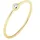 Elli PREMIUM Ring 375 Gelbgold Solitärring Zirkonia