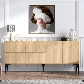 CaliCosy Octavia 180 x 80 x 40 cm Eiche