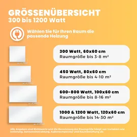 bringer-germany Bringer® Infrarotheizung - 600 (BRIH600) / BRTT: Steck-Thermostat programmierbar / Weiß