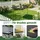 Sekey Campingtisch Klapptisch Schwarz