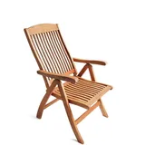 Merxx Klappsessel Maracaibo 58 x 67 x 110 cm Eukalyptusholz