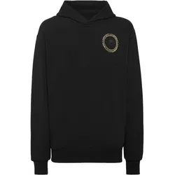 PLEIN SPORT Herren Kapuzensweat, Schwarz, XXL