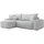 Mirjan24 Ecksofa Grau,
