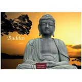 Casares Edition Buddhas Kalender 2026 – Wandkalender Fotokalender Asien 24x35cm -Spirituelle Abbildungen Buddhas Perfekt für Meditation | Raumdekoration