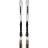 SALOMON Damen All-Mountain Ski E S/MAX W XR + M10 GW L80, Größe 160 in Silber Silver/Black/Cornstalk Met.