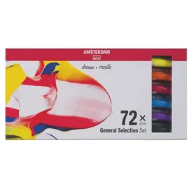 Amsterdam Standard Series Acrylfarben Set 72 St. 20 ml transparent/weiß