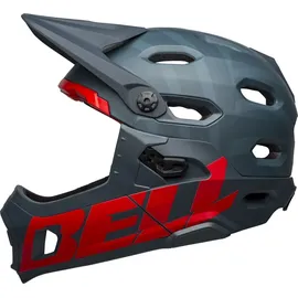 Bell Super DH Spherical 52-56 cm prime matt blue/crimson